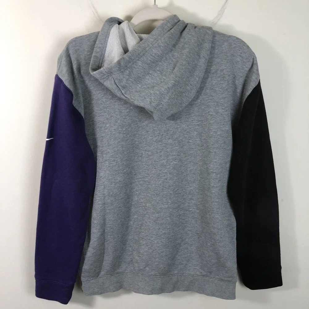 Nike Baltimore Ravens NFL Hoodie Sweatshirt Youth Sz L(14/16) Gray Black Purple